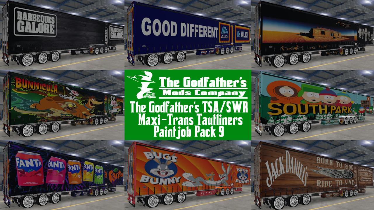 The Godfather's TSA/SWR Maxi-Trans Tautliners Paintjobs Pack 9